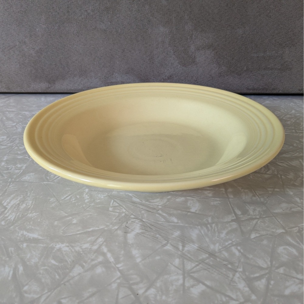 Fiestaware 9"‎ Wide Rim Soup Bowl Post '86 Yellow